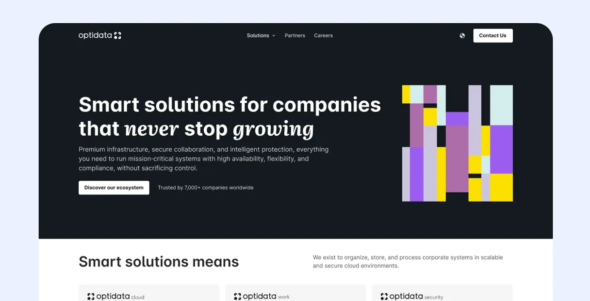 Strategic brand separation and international expansion for Optidata's product ecosystem